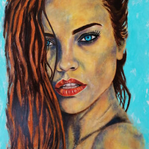 Aphrodite, Oil on canvas 90x70cm